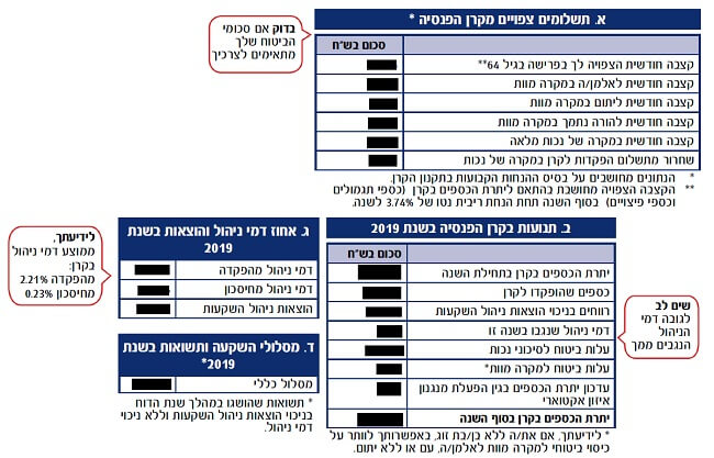 דוח קרן פנסיה מקוצר